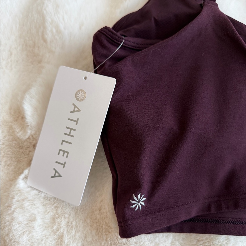 🆕 Athleta | Elation V-Neck Longline Bra - Size S. - Picture 5 of 8